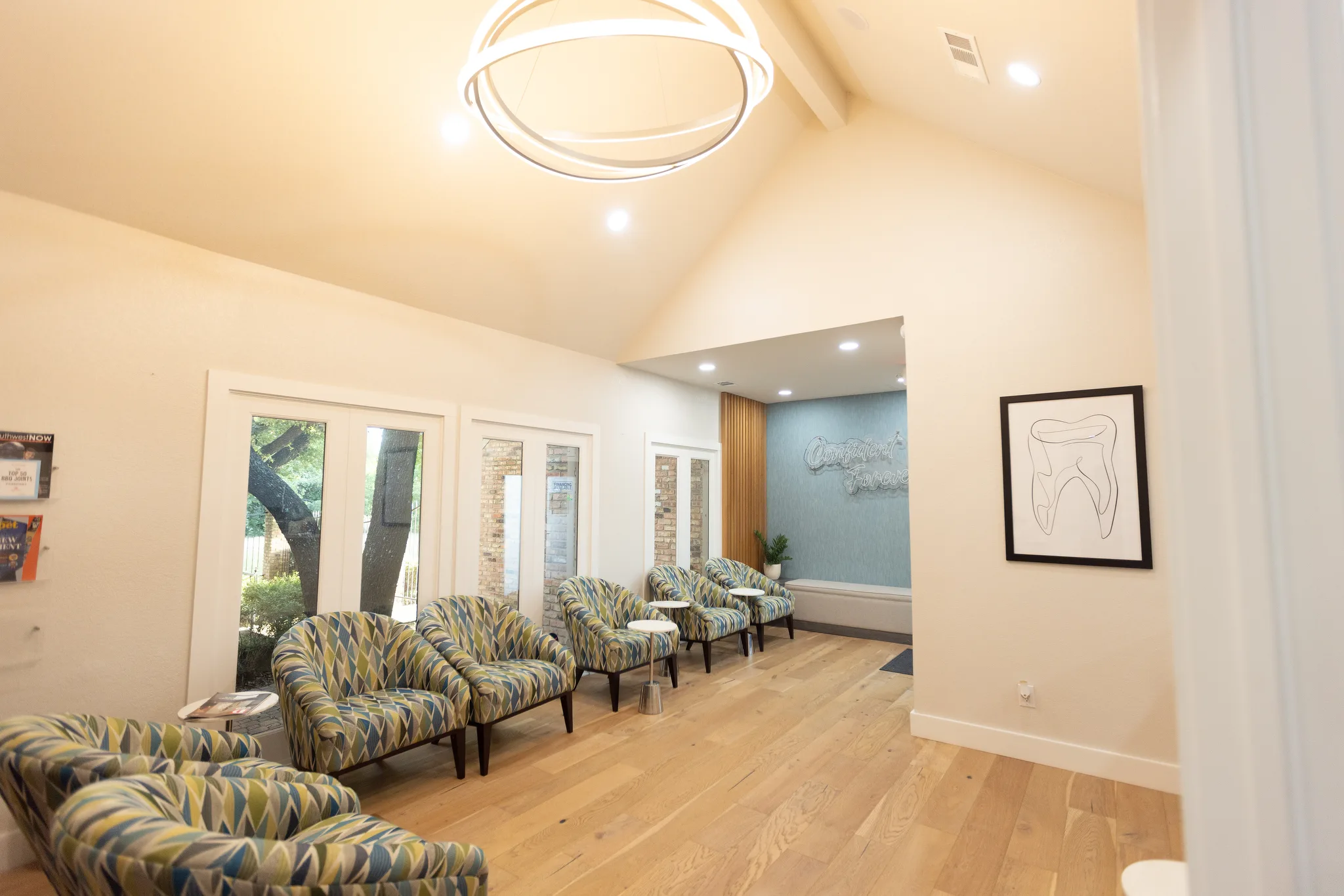 A treatment room at Precision Dental Care
