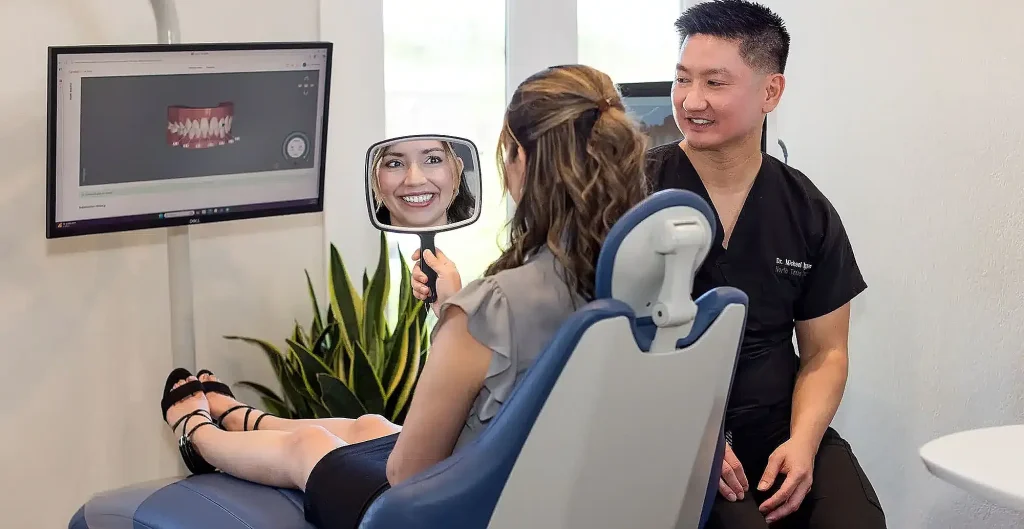Smile makeover patient